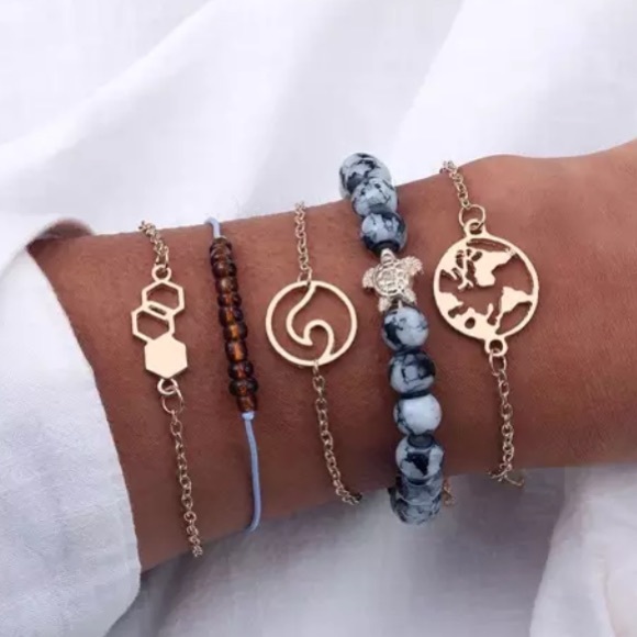 Jewelry - 2 for $20 Bohemian turtle bracelet